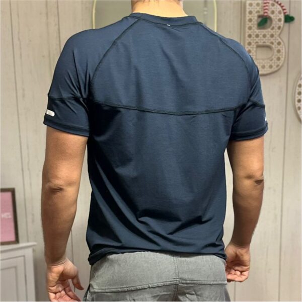 Camiseta Masculina de Manga - Preto - Image 2